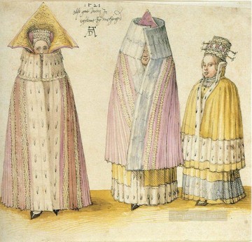  von Lienzo - Tres poderosas damas de Livonia Alberto Durero